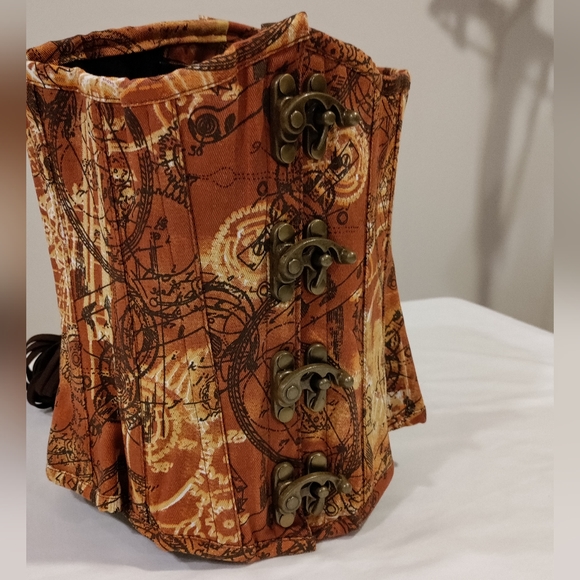 NWT Vintage Goth Size 22,Shades of Sepia Waist Trainer - Picture 2 of 9